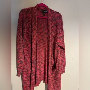SZ 18/20 Lane Bryant Hot Pink and Grey Sweater